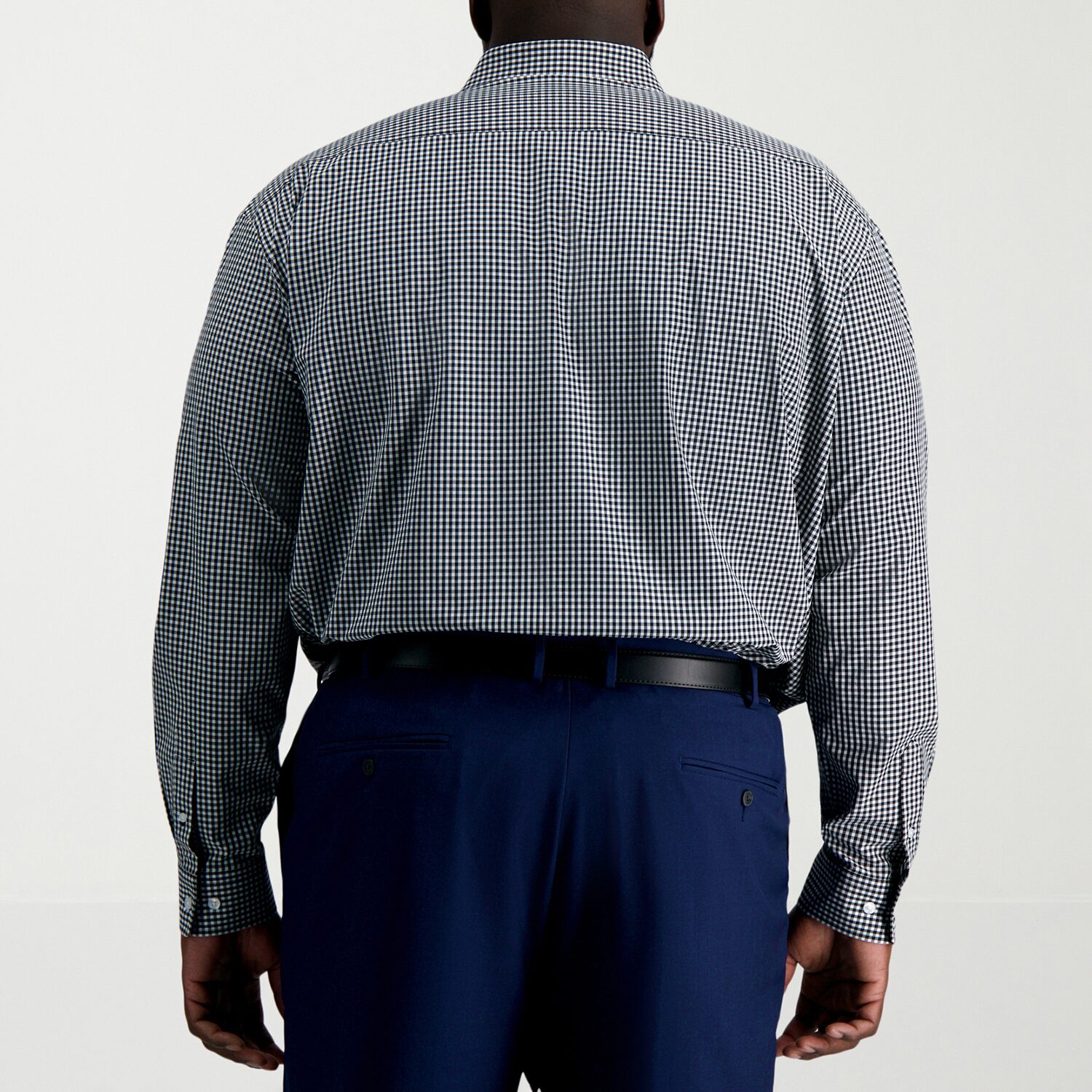 Haggar Smart Wash Big and Tall Mens Classic Fit Easy Care Long Sleeve Dress Shirt