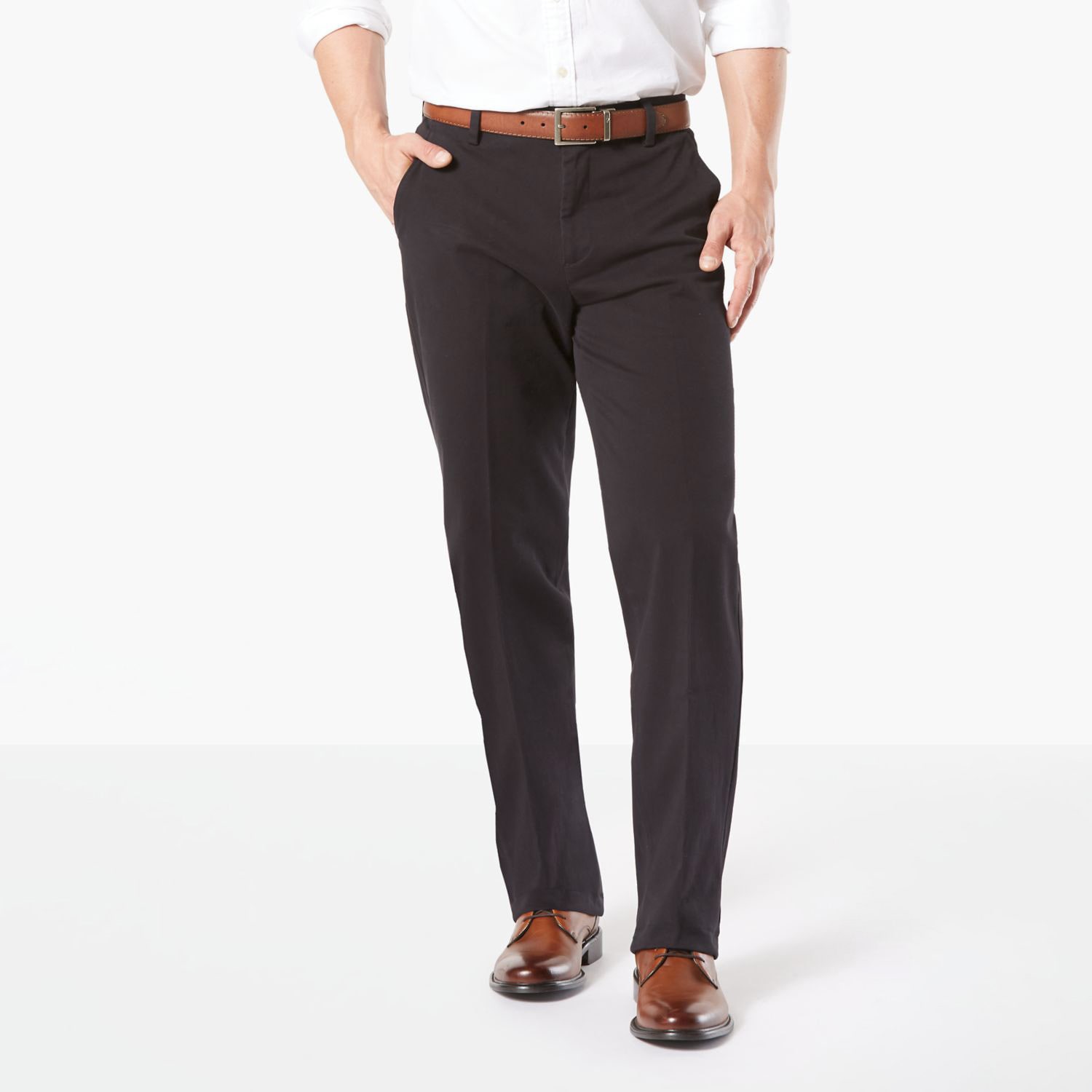 Dockers Workday Khaki With Smart 360 Flex Mens Classic Fit Big and Tall Flat Front Pant