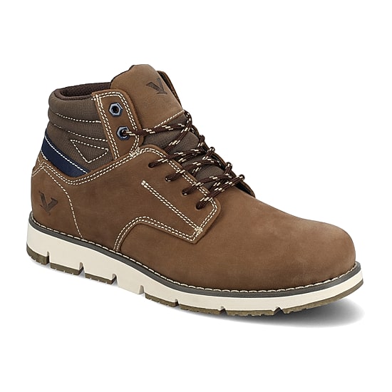 Territory Mens Ty Bridger Flat Heel Lace-Up Boots