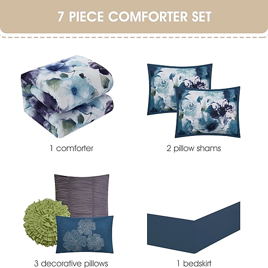 Stratford Park Stella 7-pc. Complete Bedding Set