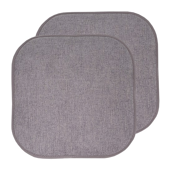 Sweet Home Collection™ Alexis Memory Foam No Slip Back 16" x 16" Chair Pad Cushion