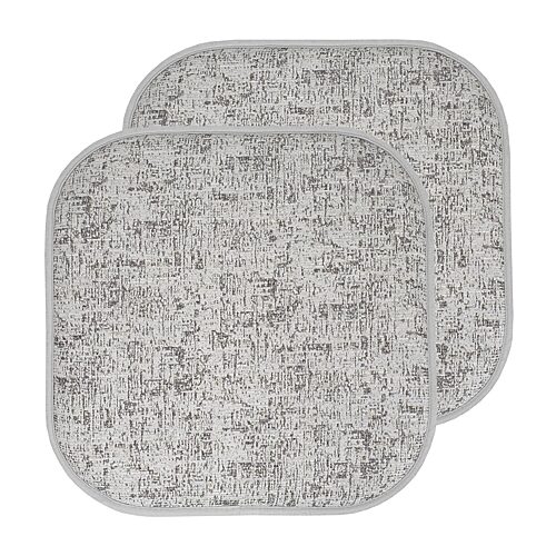 Sweet Home Collection Broadway Memory Foam No Slip Back 16" x 16" Chair Pad Cushion, One Size, Blue