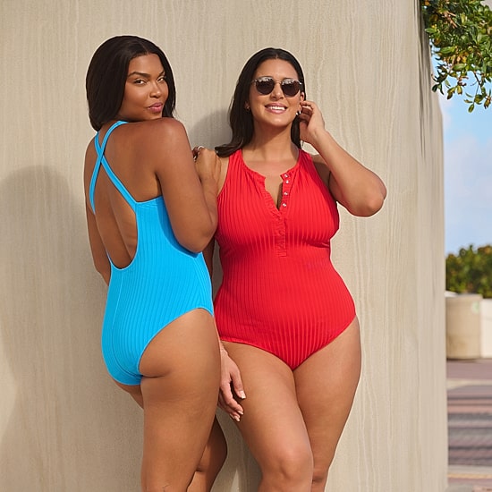 S3 Swim Womens High Neck Moderate Coverage One Piece Swimsuit