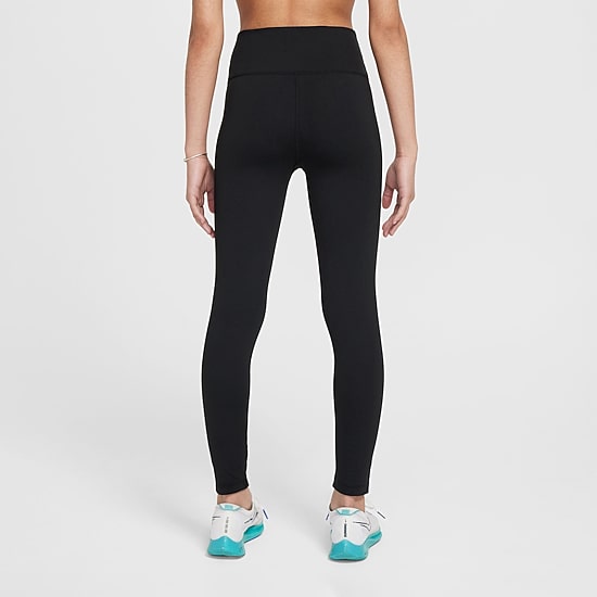 Nike Dri-Fit One Big Kid Girls High Rise Knit Active Skinny Full Length Leggings