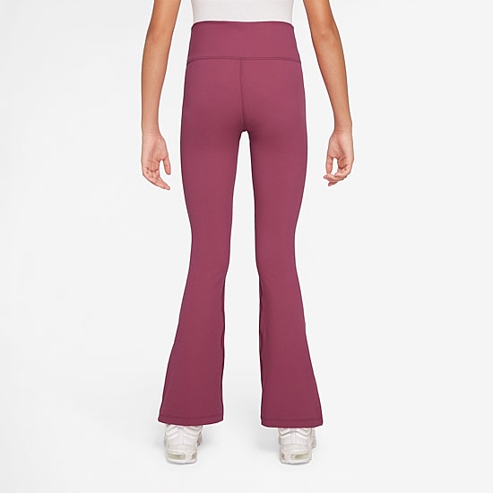 Nike Dri-Fit One Big Kid Girls High Rise Active Flare Full Length Leggings