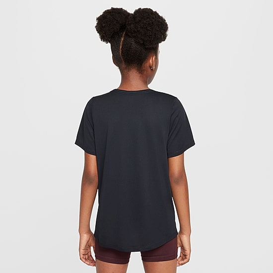 Nike Dri-Fit One Big Kid Girls Crew Neck Short Sleeve Regular Fit Graphic T-Shirt