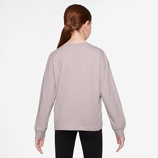 Nike Big Kid Girls Crew Neck Long Sleeve Active T-Shirt