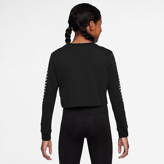 Nike Big Kid Girls Crew Neck Long Sleeve Active T-Shirt