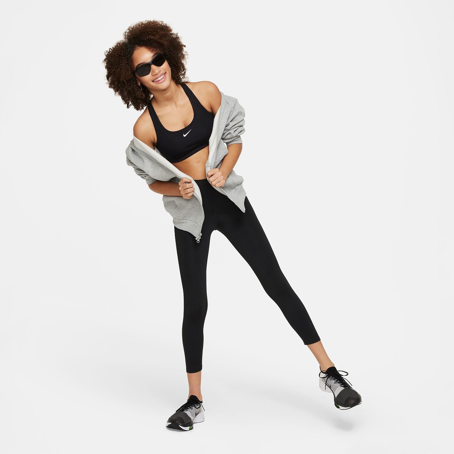 Nike Dri-Fit Swoosh Big Kid Girls Sports Bra