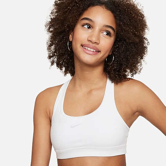 Nike Dri-Fit Swoosh Big Kid Girls Sports Bra
