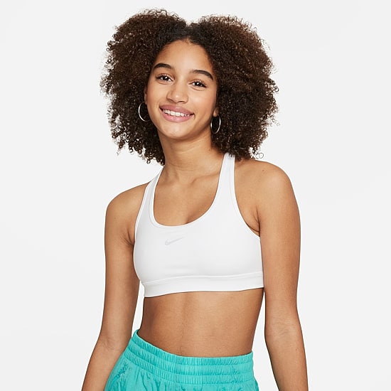 Nike Dri-Fit Swoosh Big Kid Girls Sports Bra