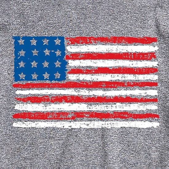 Mens Short Sleeve Americana Graphic T-Shirt