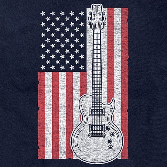 Mens Short Sleeve Americana Graphic T-Shirt