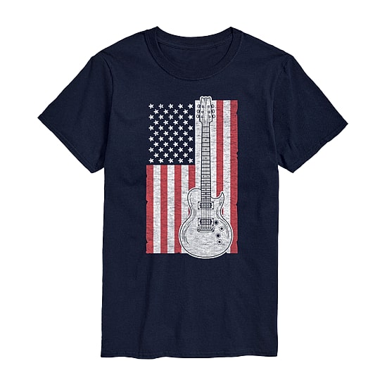 Mens Short Sleeve Americana Graphic T-Shirt