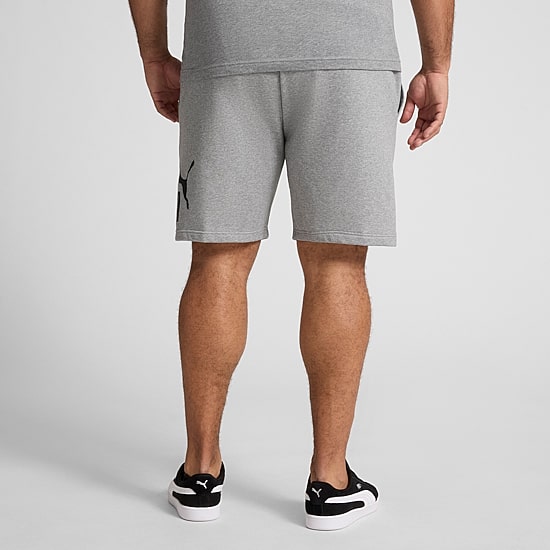 PUMA Mens 10" Mid Rise Big and Tall Workout Shorts