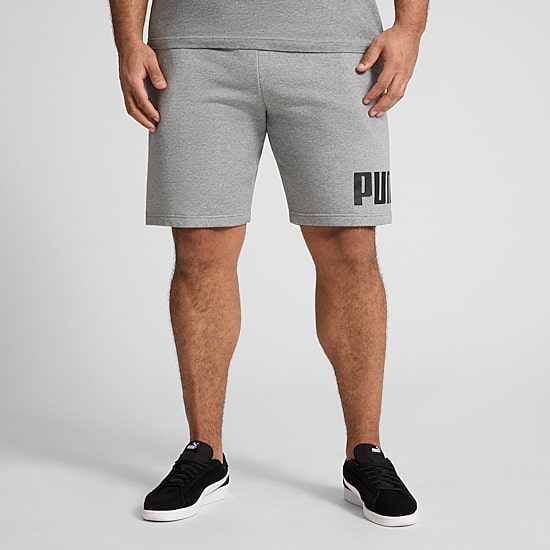 PUMA Mens 10" Mid Rise Big and Tall Workout Shorts
