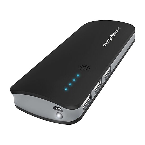 Chargeworx 2-In-1 Wireless Charging 10000mah Battery Pack