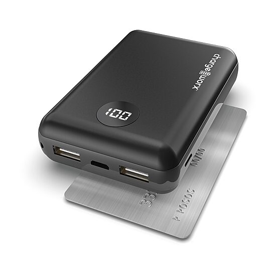 Chargeworx Super Slim 10000 Mah Triple Usb Battery Pack