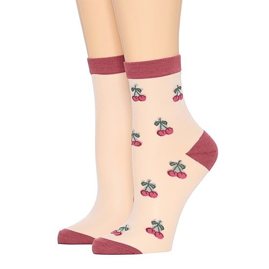 Arizona Sheer Womens 2 Pair Quarter Ankle Socks