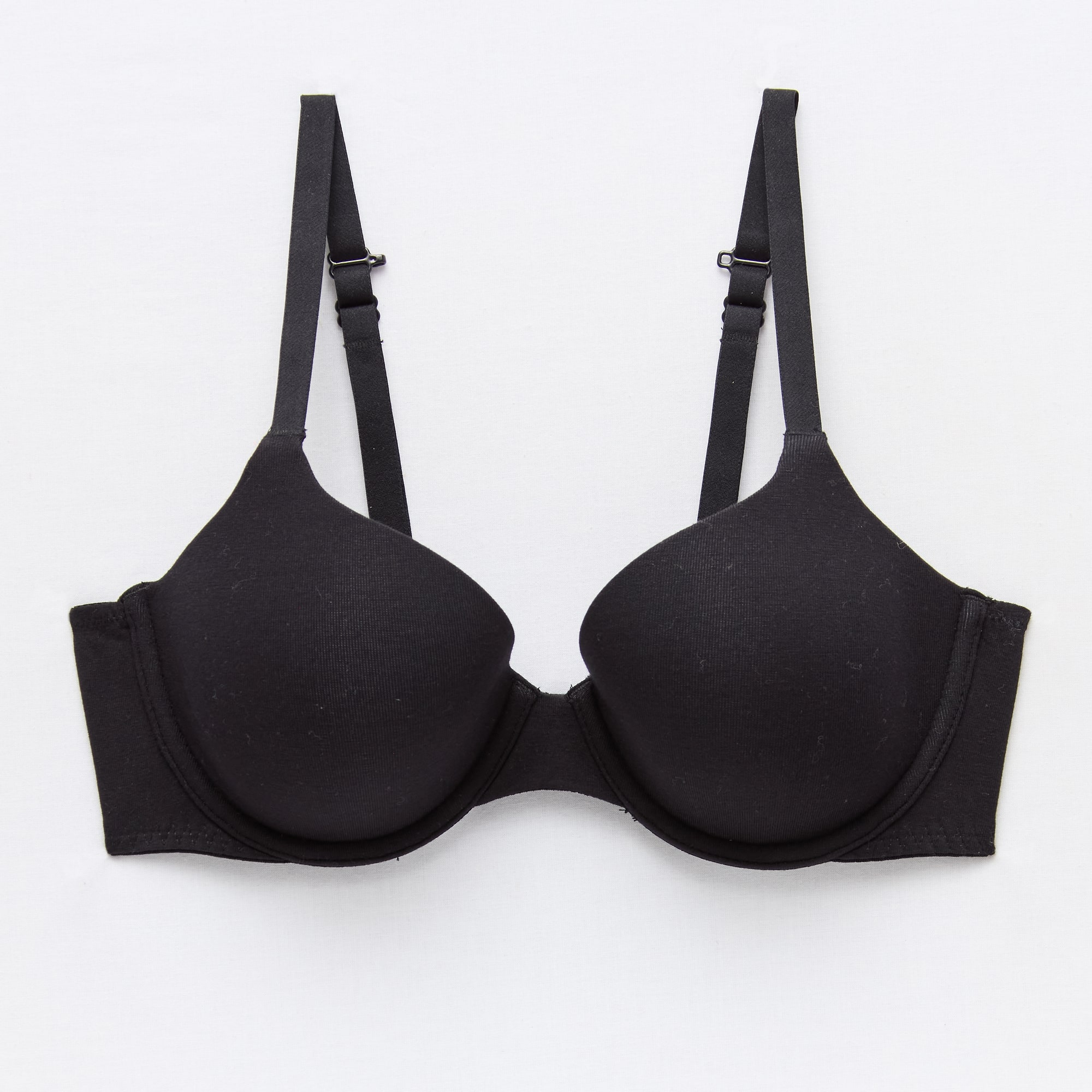 Ambrielle Cotton Womens Medium Support Demi Bra