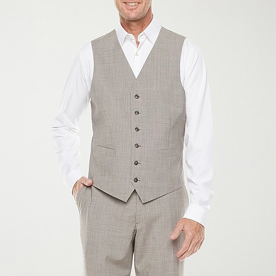 Stafford Signature Mens Stretch Fabric Classic Fit Suit Vest