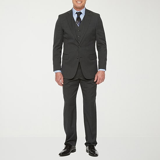 Stafford Coolmax All Season Ecomade Neat Mens Stretch Fabric Classic Fit Suit Jacket