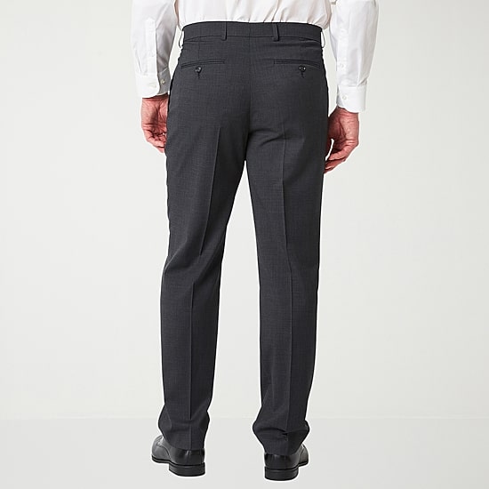 Stafford Coolmax All Season Ecomade Mens Slim Fit Flat Front Suit Pant