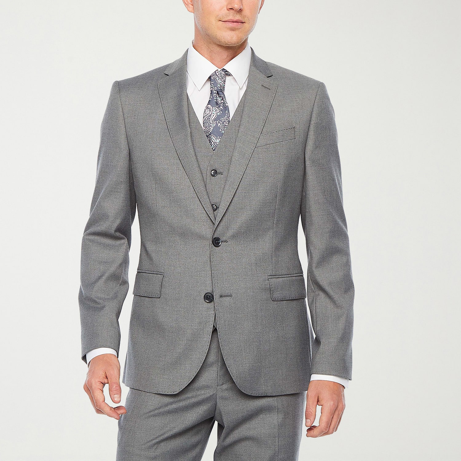 J. Ferrar Ultra Comfort Mens STRETCH FABRIC Slim Fit Suit Jacket