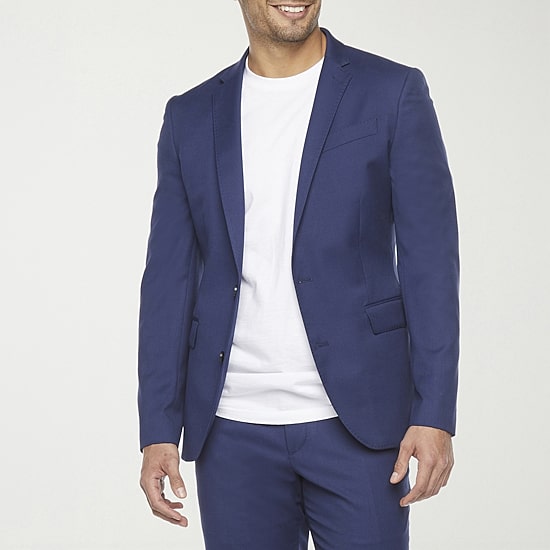 J. Ferrar Ultra Comfort Mens Super Slim Fit Suit Jacket