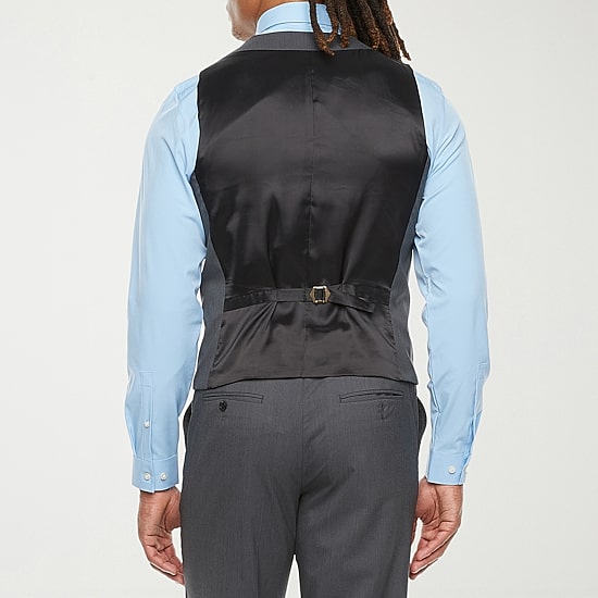 J. Ferrar Ultra Comfort Mens Slim Fit Suit Vest