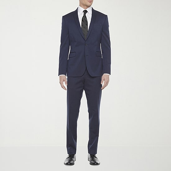 J. Ferrar Ultra Comfort Mens Stretch Fabric Slim Fit Suit Jacket
