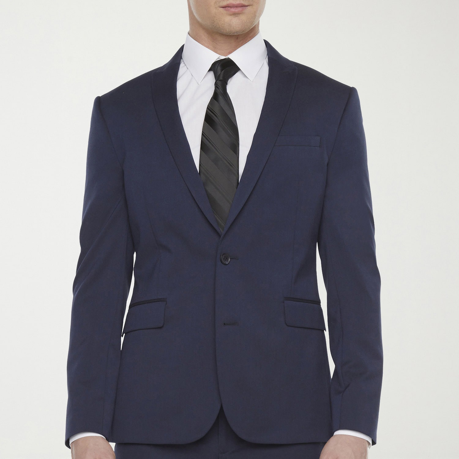 J. Ferrar Ultra Comfort Mens Stretch Fabric Super Slim Fit Suit Jacket