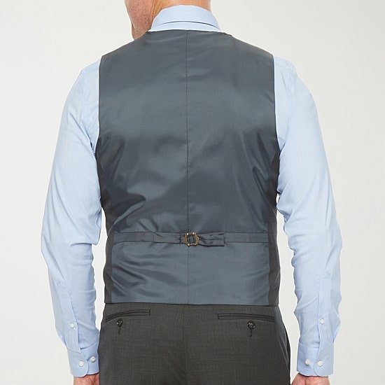 Stafford Coolmax All Season Ecomade Mens Classic Fit Big and Tall Suit Vest