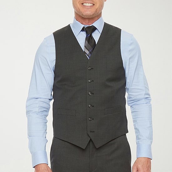 Stafford Coolmax All Season Ecomade Mens Classic Fit Big and Tall Suit Vest