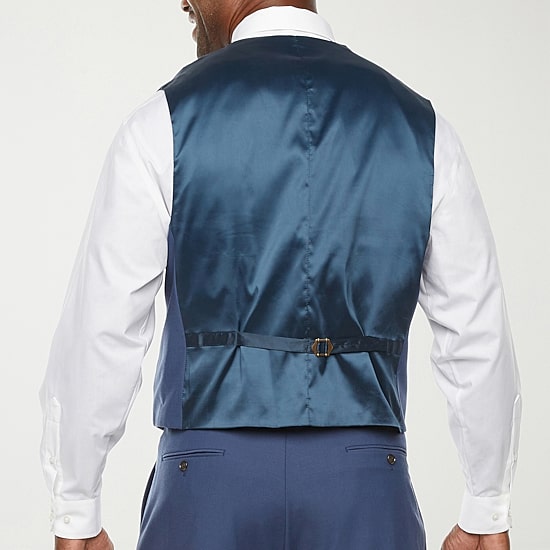 Stafford Signature Smart Wool Mens Stretch Fabric Classic Fit Big and Tall Suit Vest