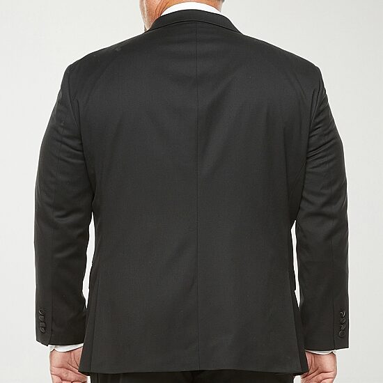 Stafford Coolmax All Season Ecomade Mens Big and Tall Classic Fit Tuxedo Jacket