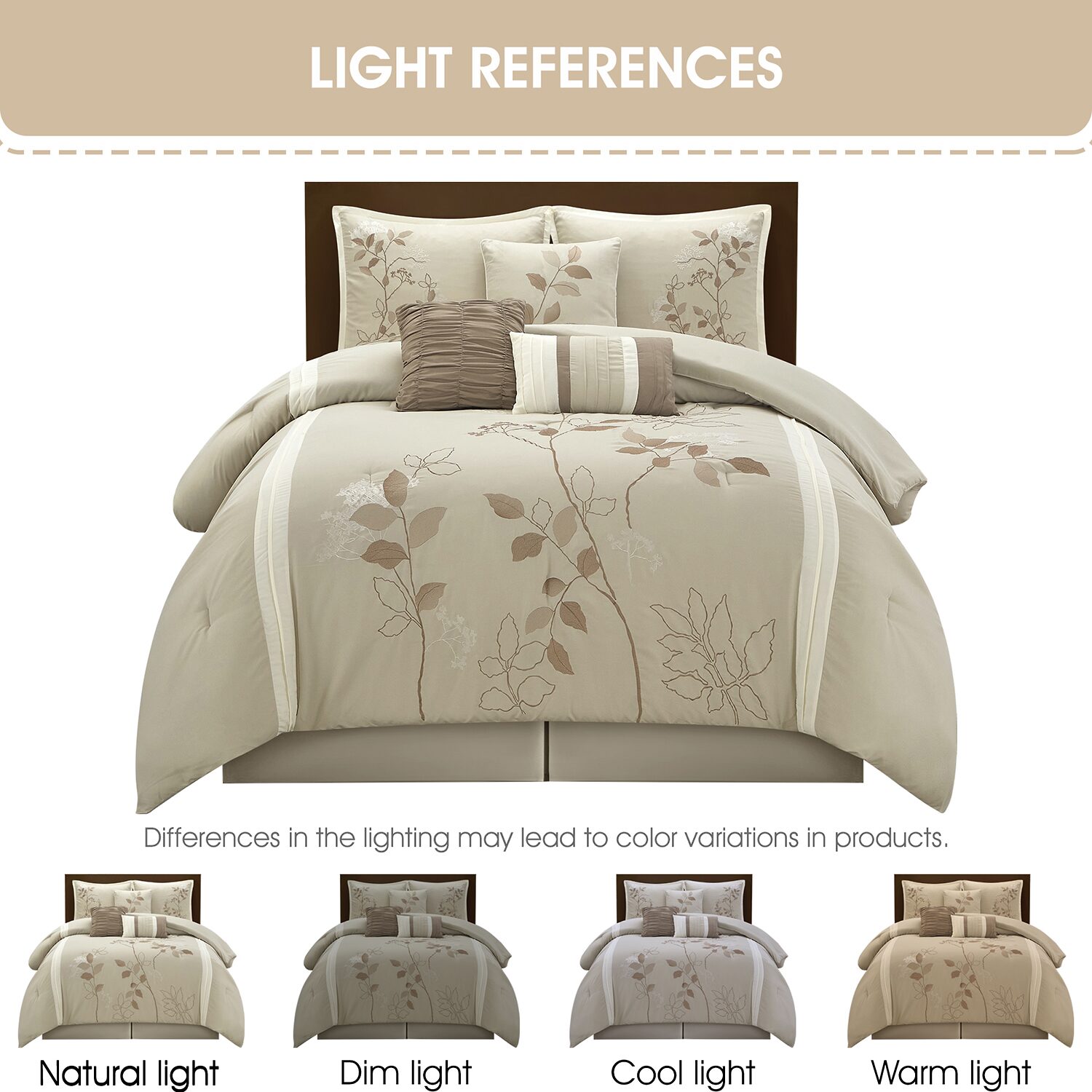 Stratford Park Clarissa 7-pc. Midweight Comforter Set