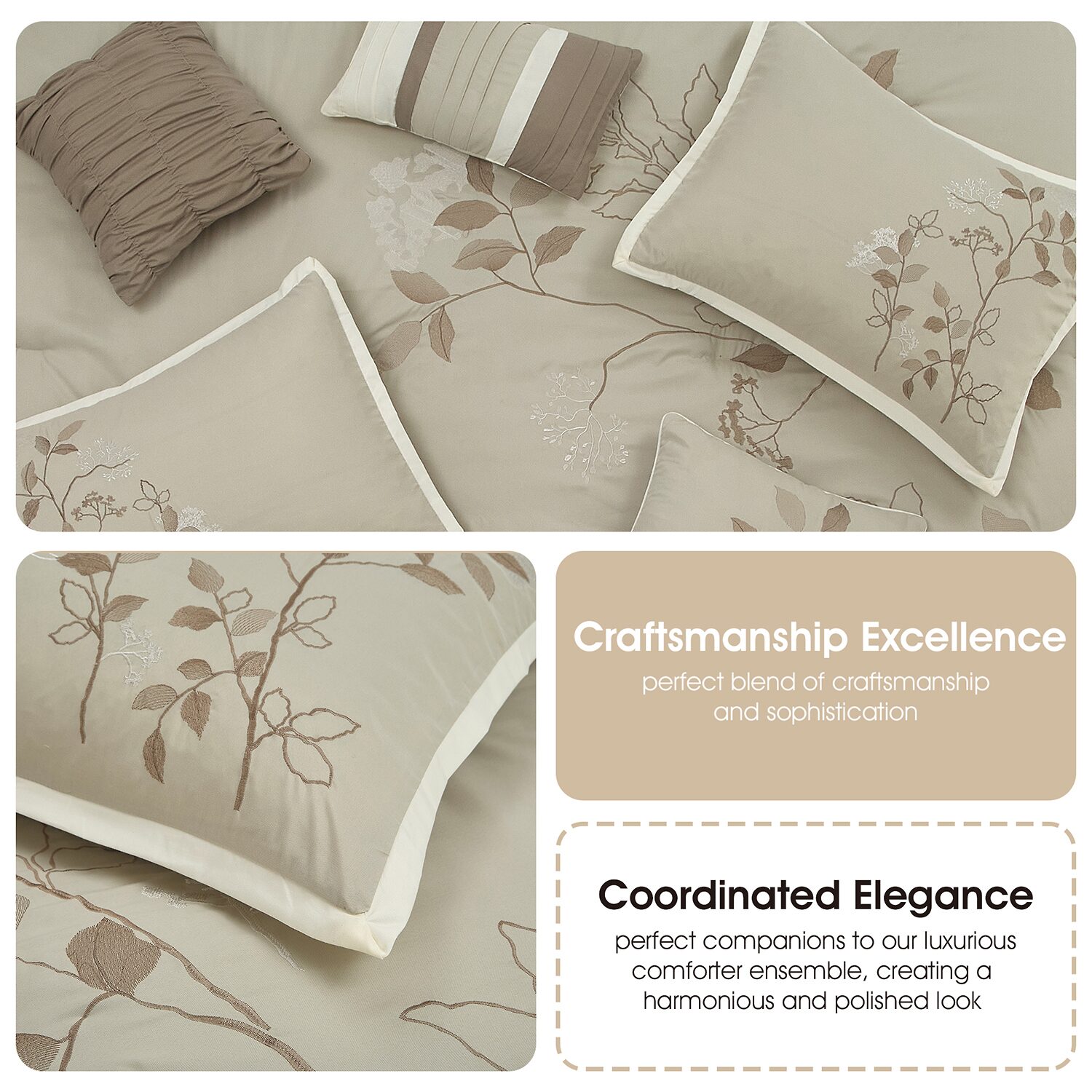Stratford Park Clarissa 7-pc. Midweight Comforter Set