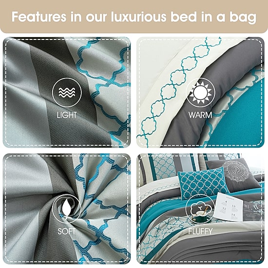 Stratford Park Mirza 16-pc. Lightweight Comforter Set