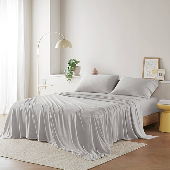 Intelligent Design Cotton Blend Jersey Knit Sheet Set