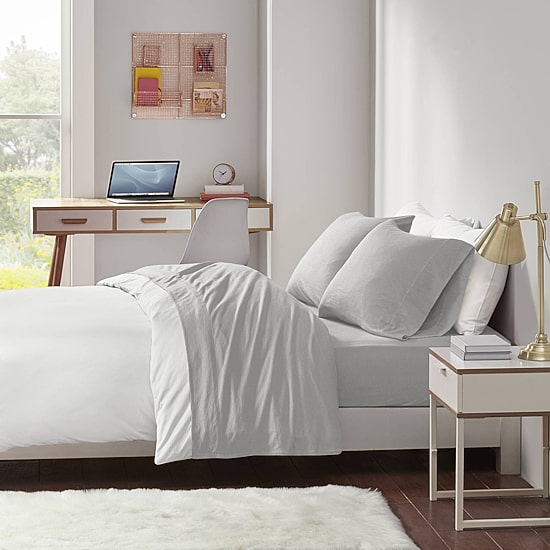 Intelligent Design Cotton Blend Jersey Knit Sheet Set
