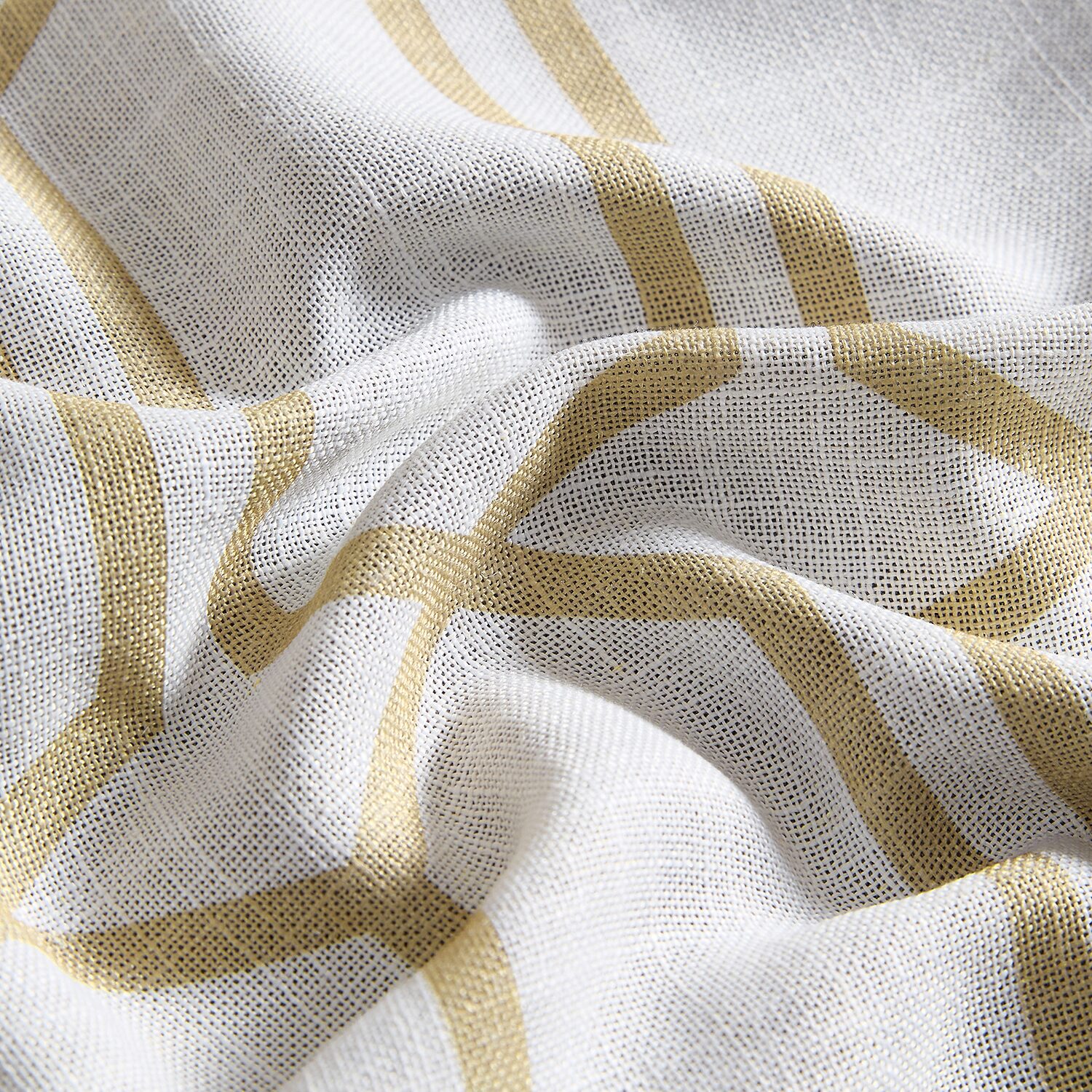 Threadmade Kaiden Geometric Grommet Top Blackout Single Curtain Panel