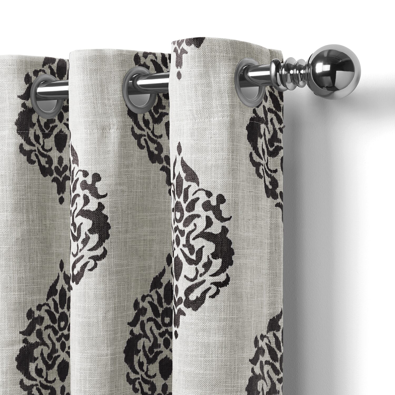 Elrene Home Fashions Navara Grommet Top Blackout Single Curtain Panel