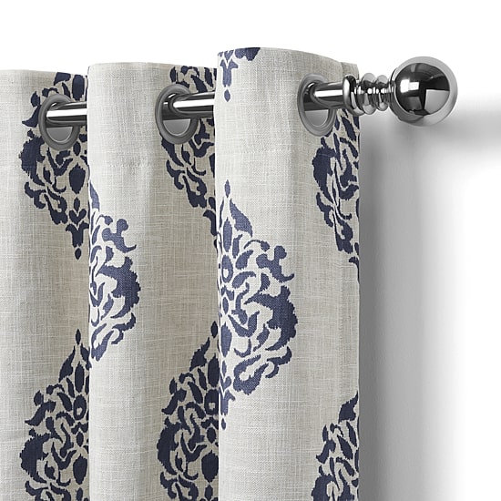 Threadmade Navara Grommet Top Blackout Single Curtain Panel
