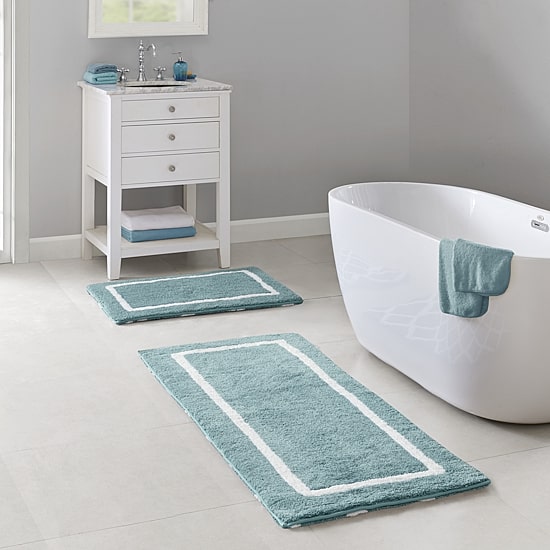 Madison Park Renu Reversible High Pile Tufted Bath Rug