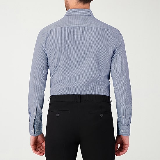 Report Collection Performance Mens Long Sleeve Modern Fit Wrinkle Free Button-Down Shirt