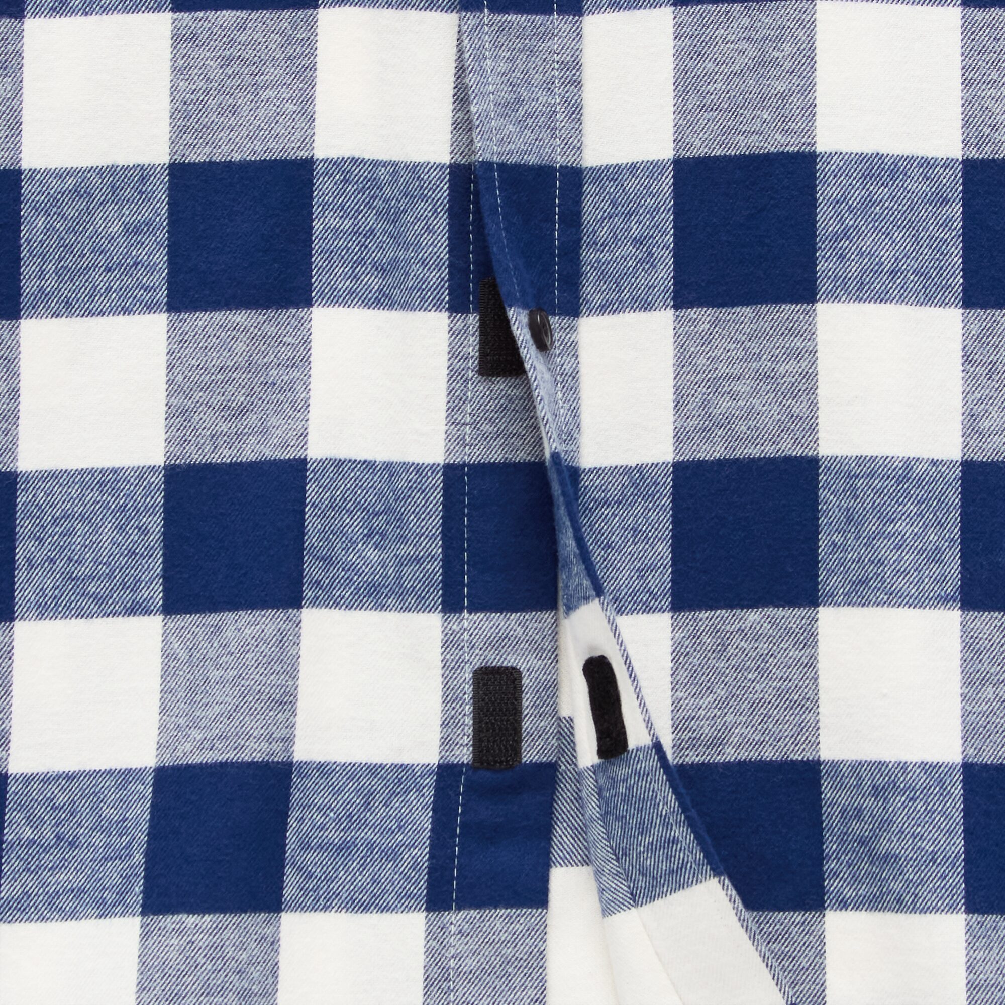 St. John's Bay Dexterity Mens Easy-on + Easy-off Long Sleeve Adaptive Classic Fit Flannel Shirt