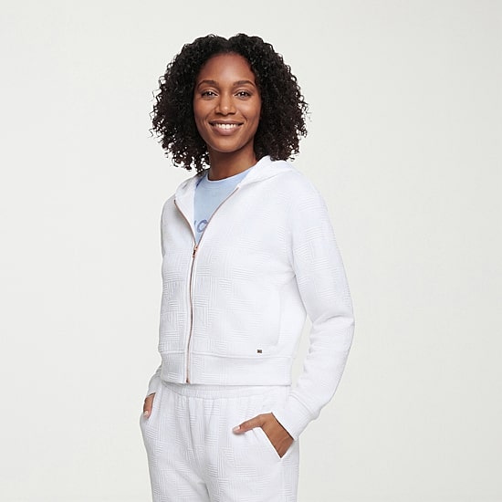 Skechers Womens Diamond Full-Zip  Jacket - Cozy Fit