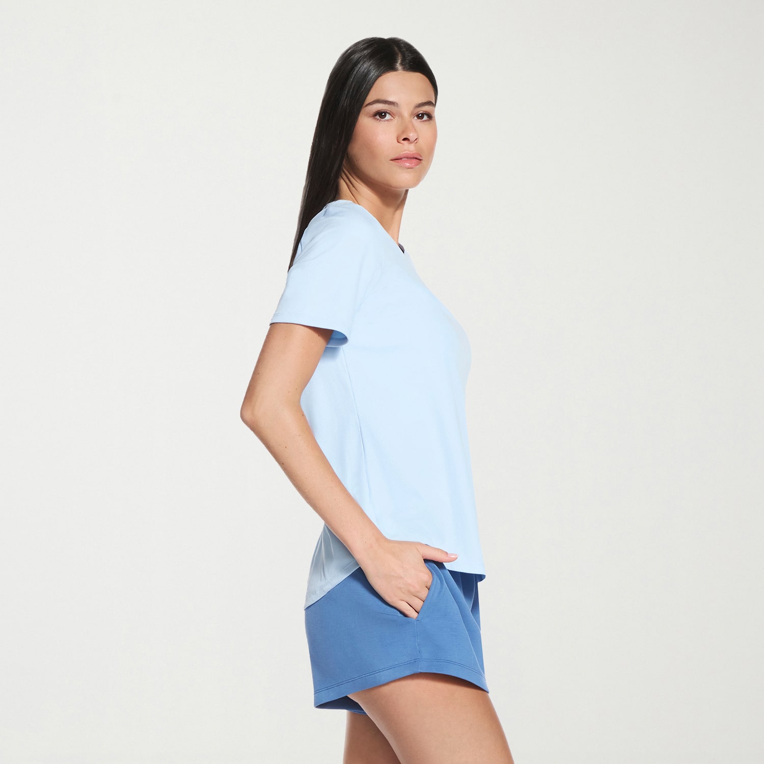 Skechers Womens Crew Neck Short Sleeve Quick Dry Active T-Shirt