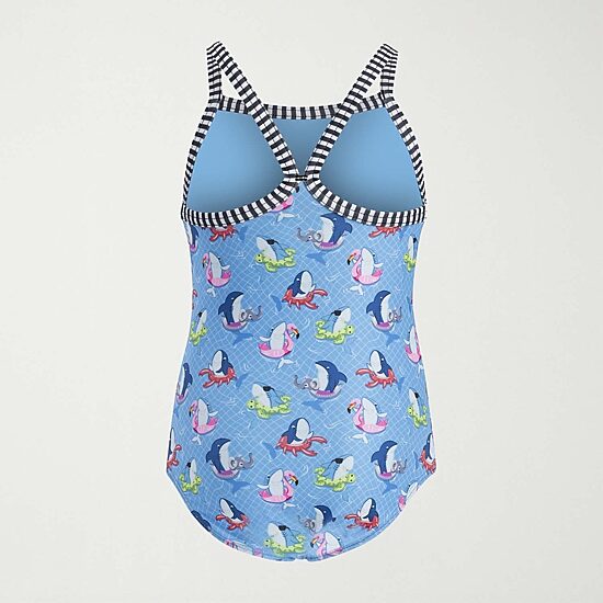 Dolfin Toddler Girls Easy-on + Easy-off Animal Sleeveless One Piece Swimsuit